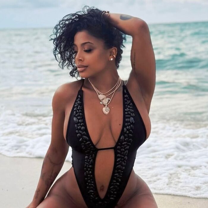 Mimosa Black Monokini
